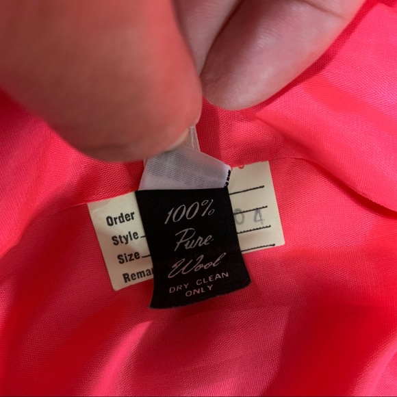 Vintage David Hayes 100% Wool Coat - Picture 6 of 9